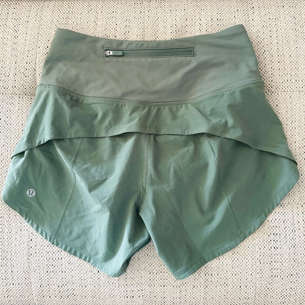 lululemon athletica Women's Sage Green Athletic Shorts